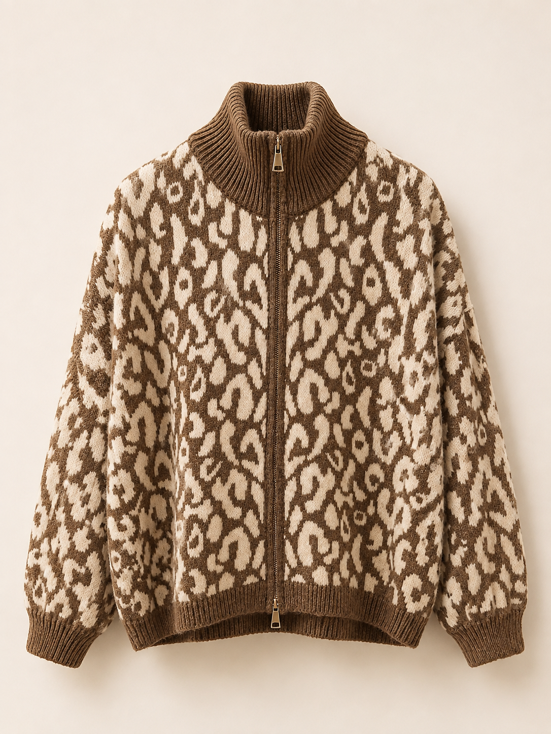 Leo oversize Zipper mit Reißverschluss