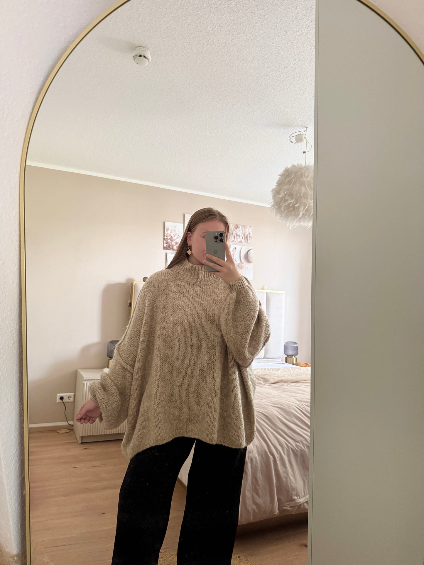 Oversize Kuschelpullover Damen – Weicher Strickpullover im lässigen Oversize-Look