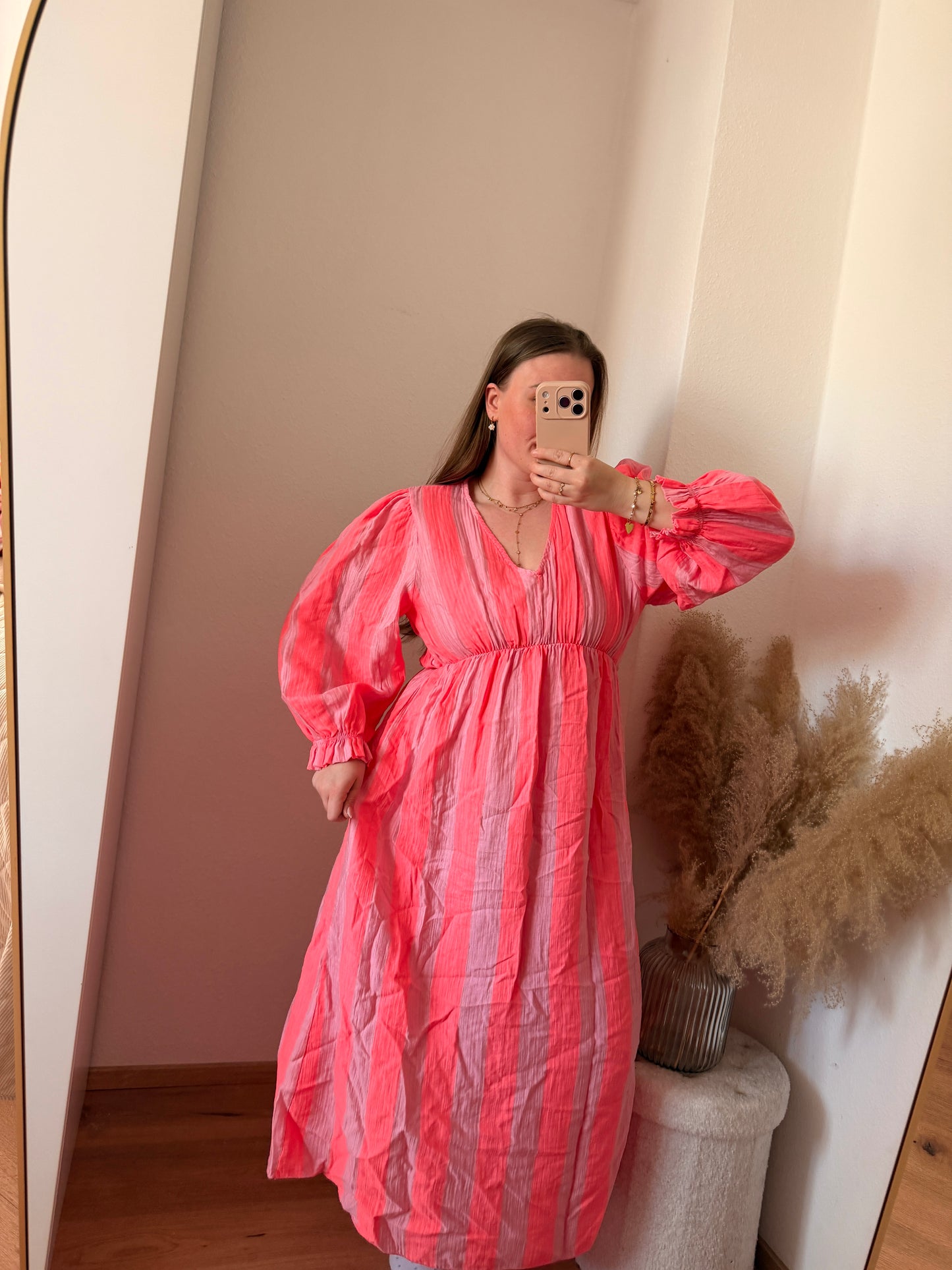 Gestreiftes Maxi Kleid Suny