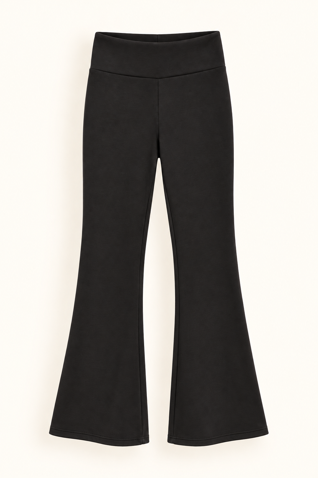 Butterstoff leggings mit Schlag