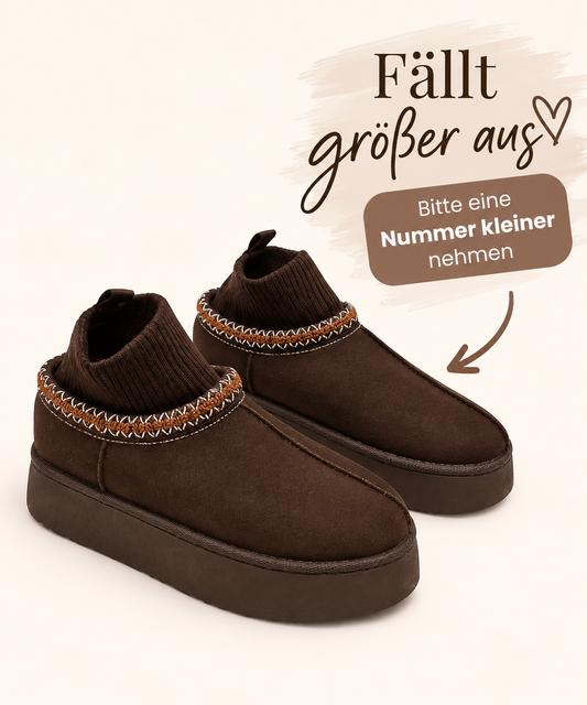 Clogs Wildleder Optik