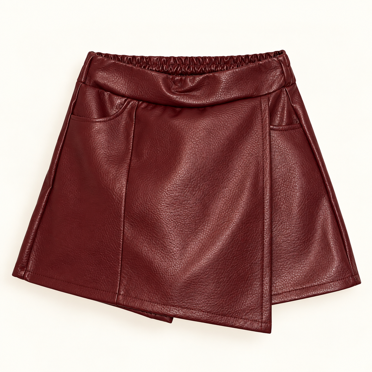 Leder Hosenrock