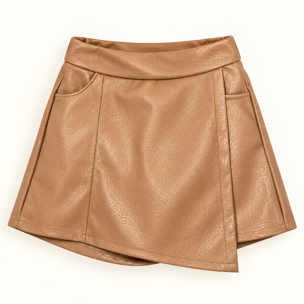 Leder Hosenrock