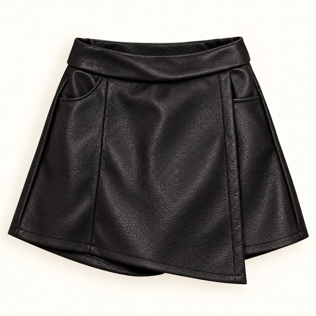 Leder Hosenrock