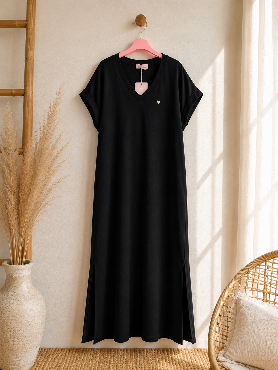Sweatshirt kleid aus Baumwolle