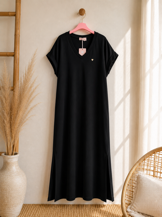 Sweatshirt kleid aus Baumwolle