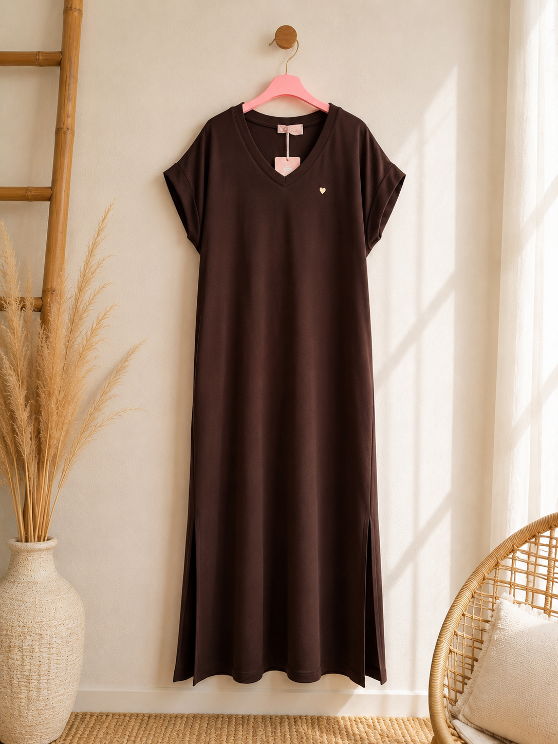 Sweatshirt kleid aus Baumwolle