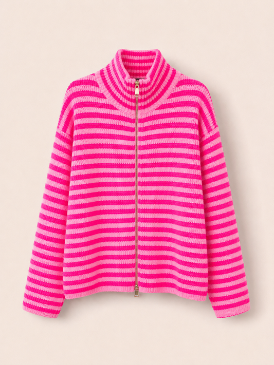 Gestreifter Zipper Mara