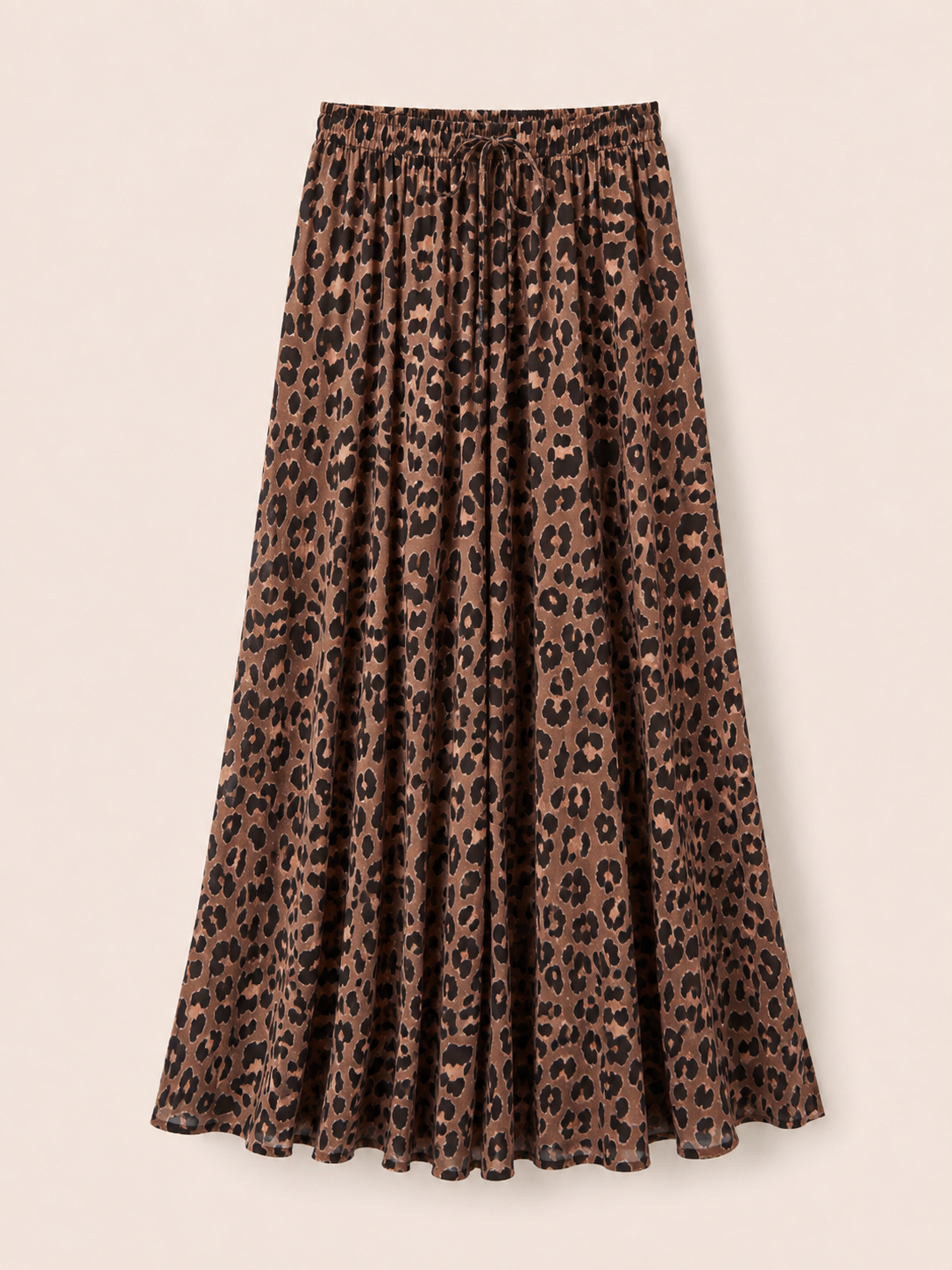 Leo Jersey Hose braun mit weitem Bein