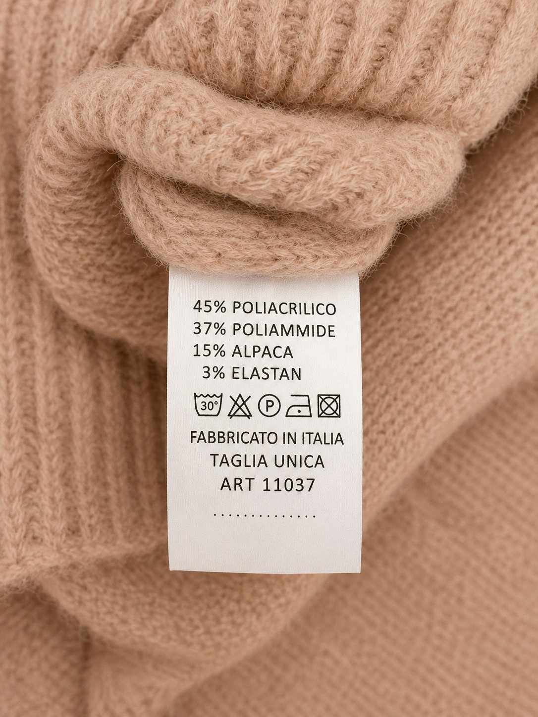 Alpaka Strickjacke mit Kapuze