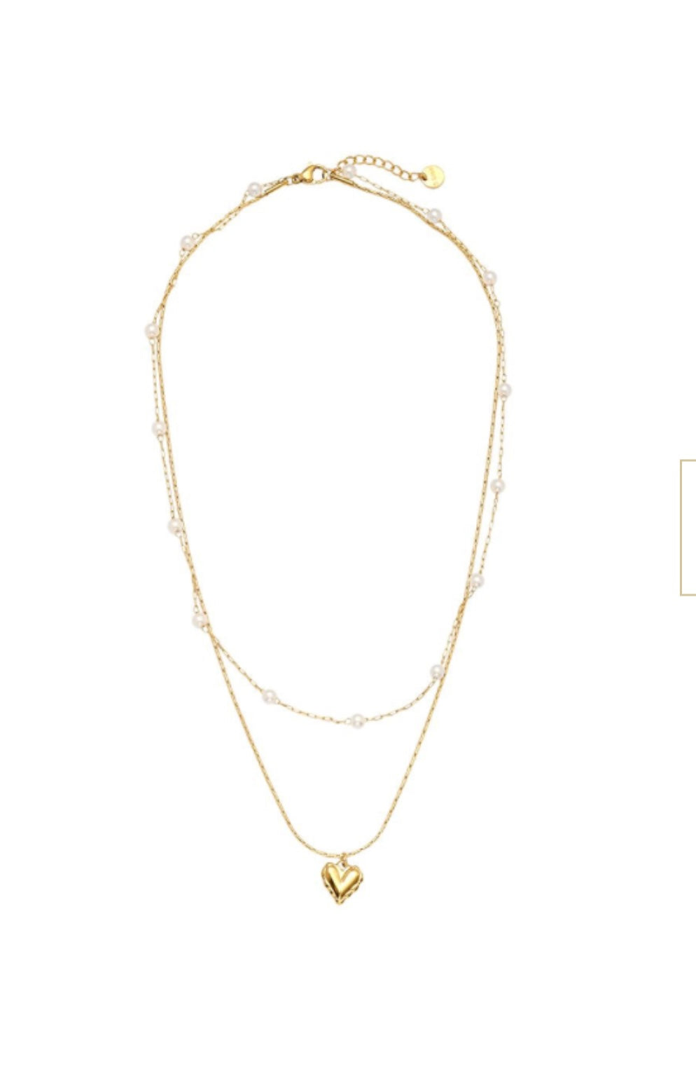 Twin Hearts Necklace