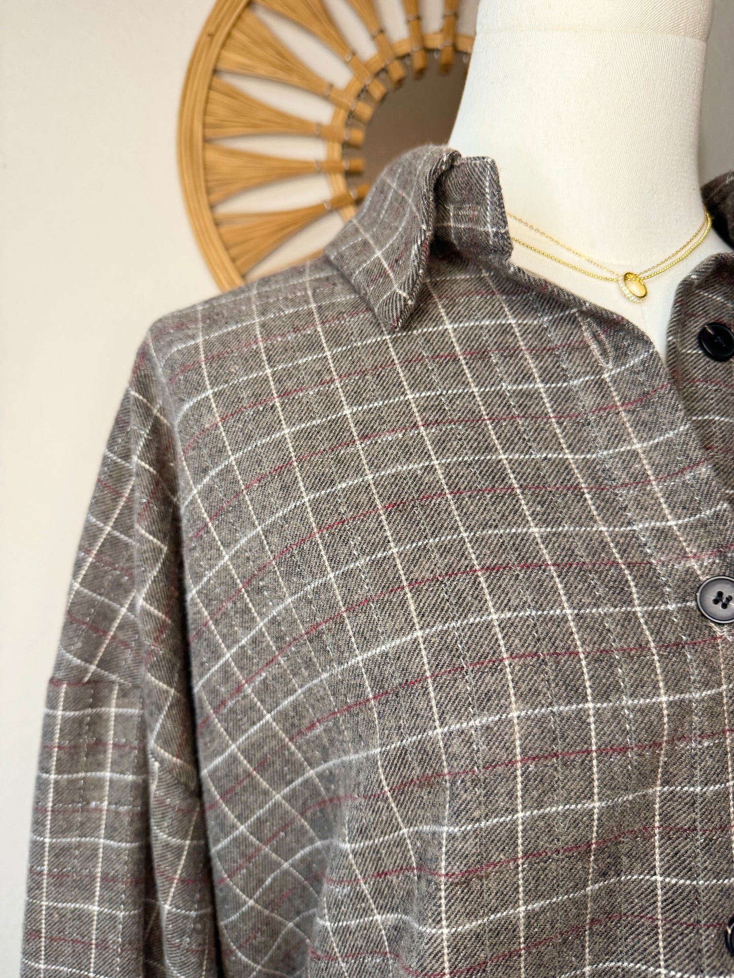 Karohemd Lea – Lässiger Oversize-Look, tragbar bis 42/44