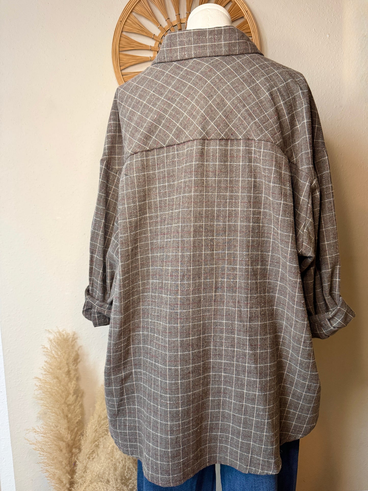 Karohemd Lea – Lässiger Oversize-Look, tragbar bis 42/44