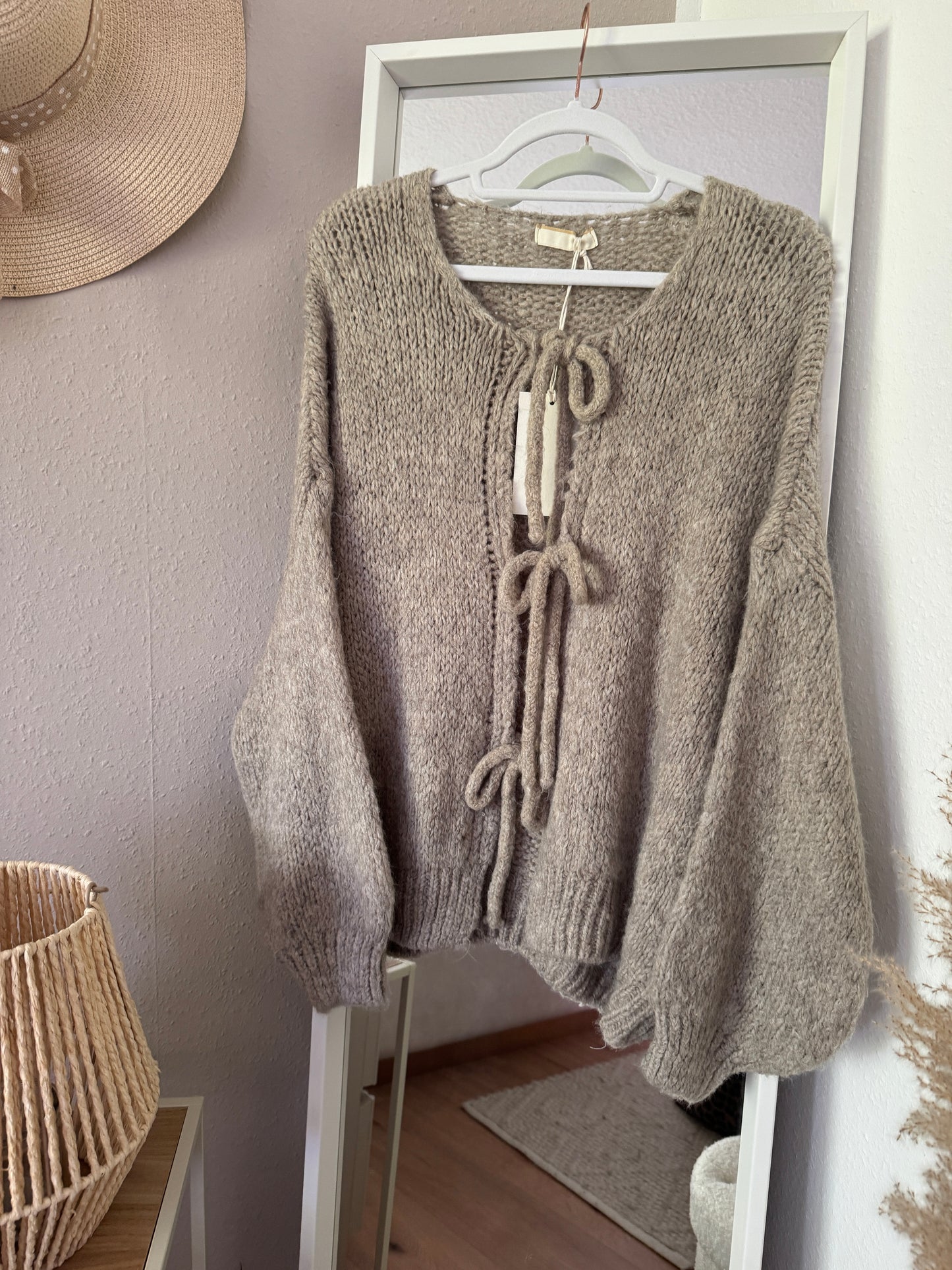 cardigan mit schleifen