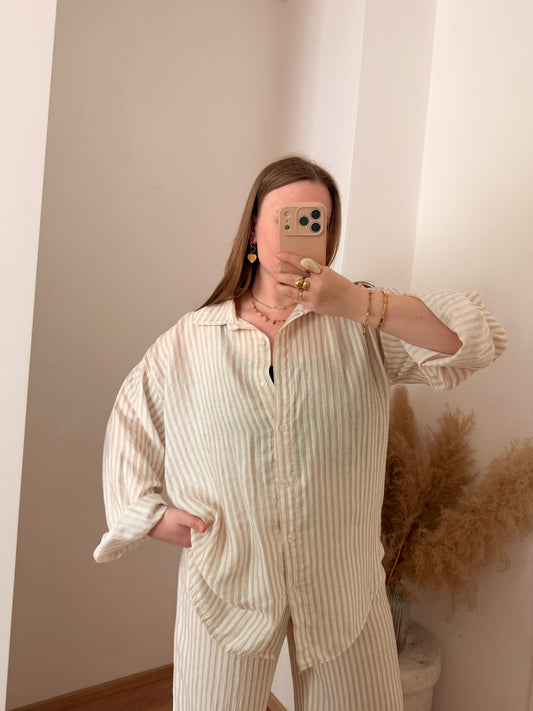 gestreifte Bluse beige laura