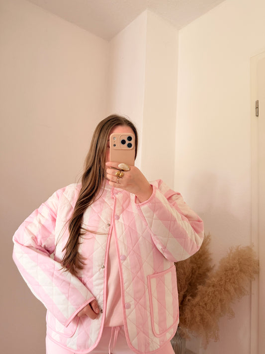 Steppjacke gestreift pia