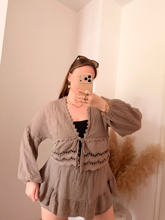 Musselin Hosenrock Taube  Lola