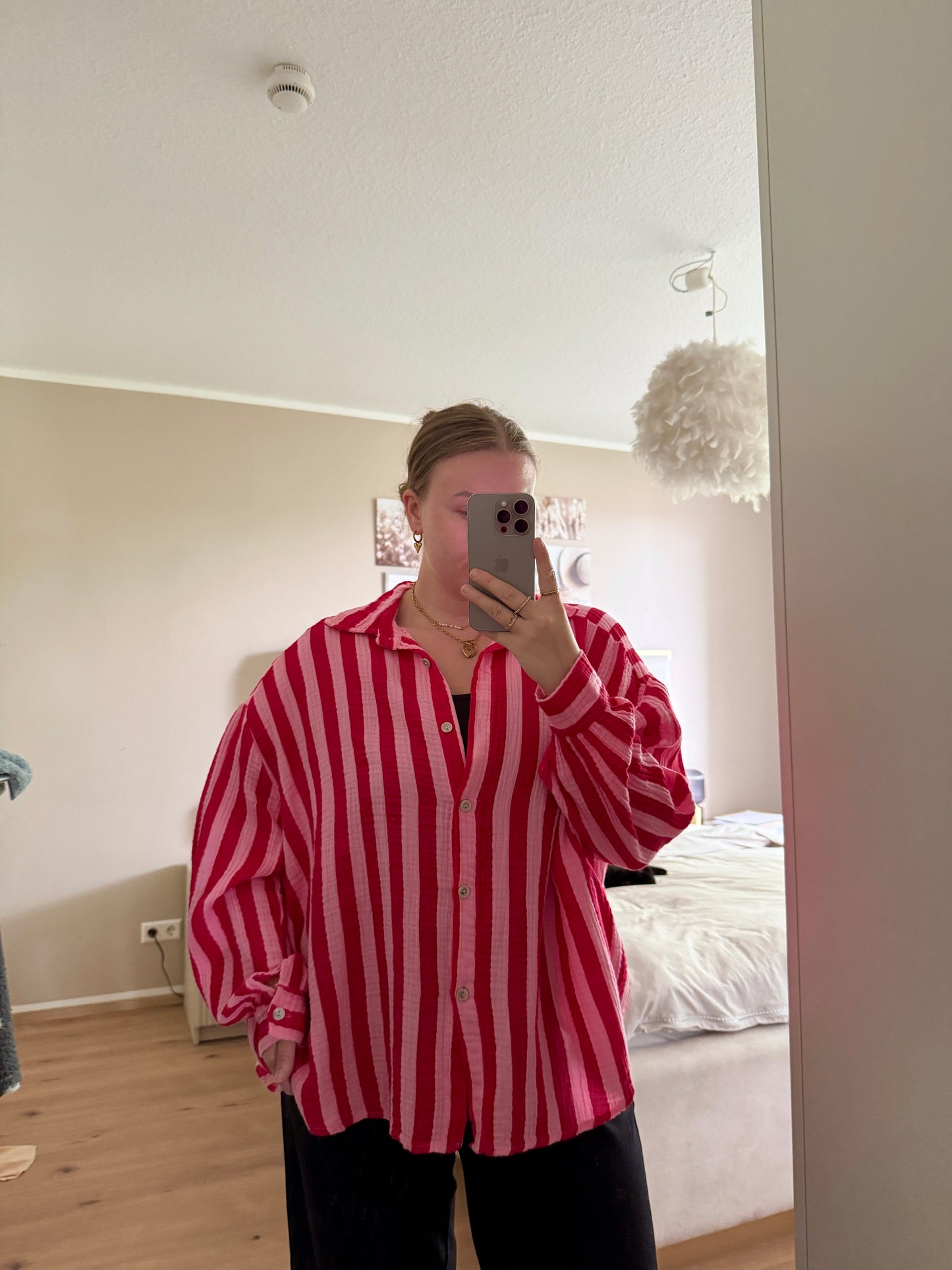Noa – Bluse mit breiten Streifen | Einheitsgröße 36–44