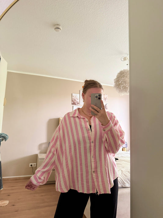 Noa – Bluse mit breiten Streifen | Einheitsgröße 36–44