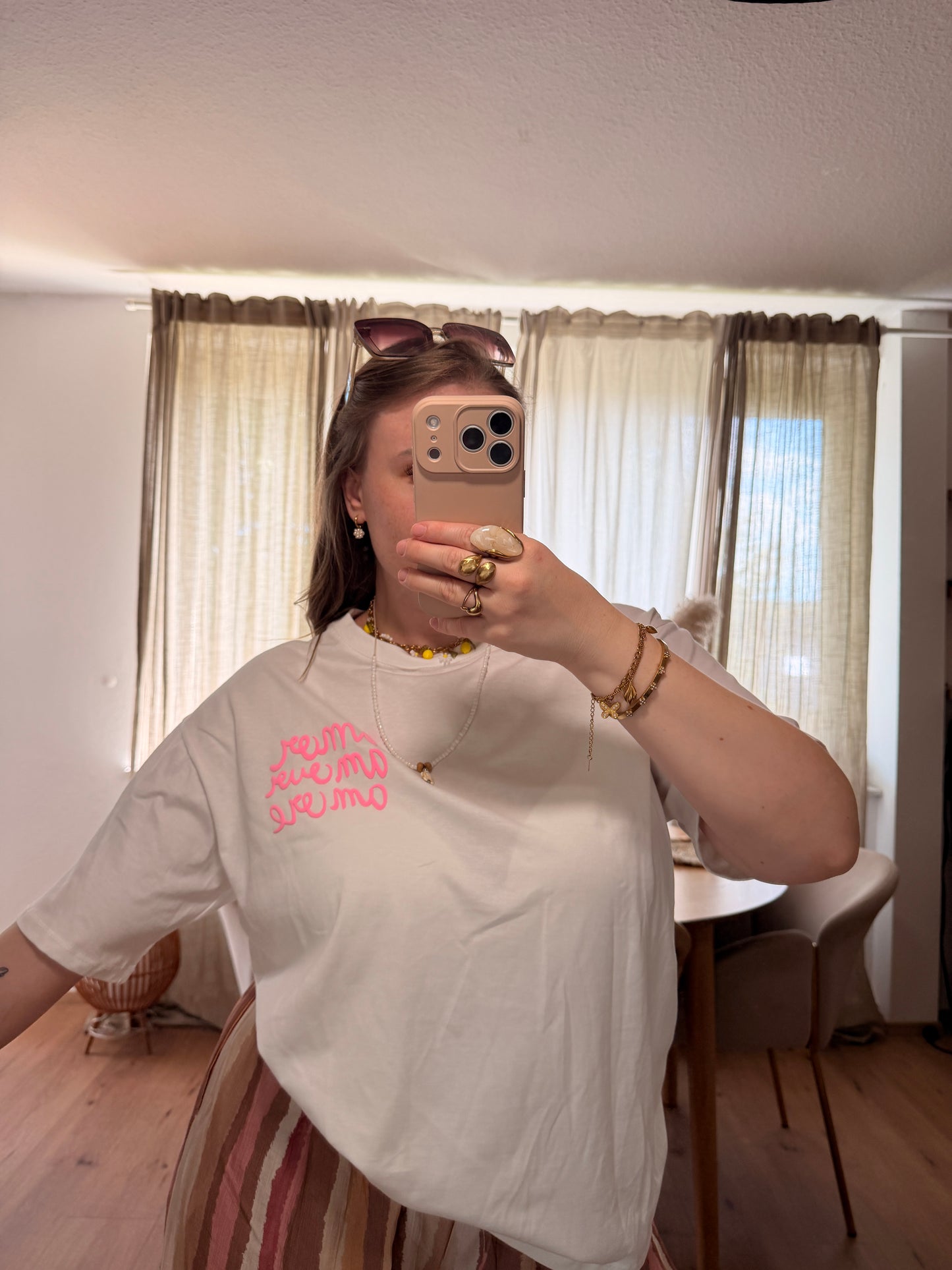 Amour T-shirt mit Backprint