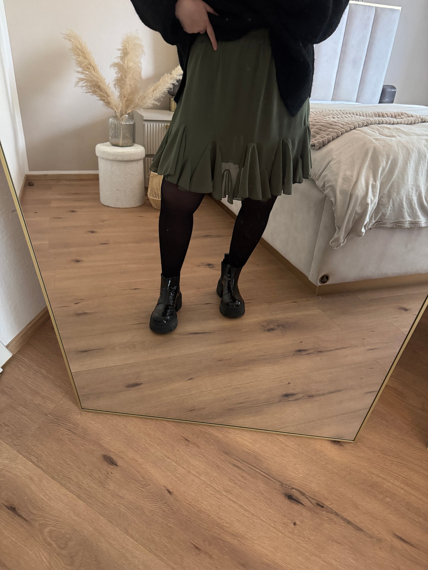 ✨ Eleganter Rock mit blickdichtem Unterstoff – tragbar bis Größe 42 ✨