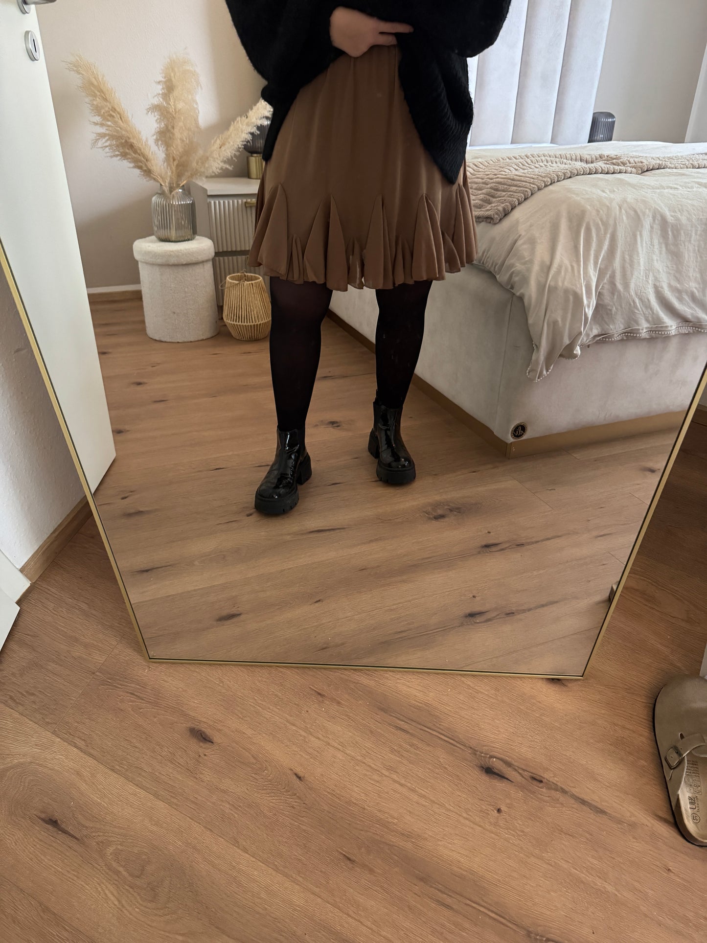 ✨ Eleganter Rock mit blickdichtem Unterstoff – tragbar bis Größe 42 ✨