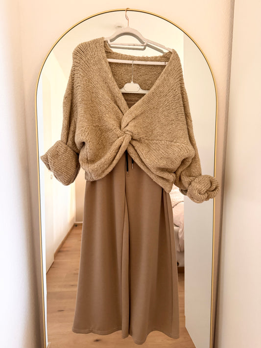 strickpullover mit Knoten – Femininer Look mit besonderem Detail